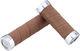 Brooks Slender Leather Grips for One-Sided Twist Shifters - 2023 Model - dark tan/130 mm / 100 mm