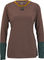 Maillot pour Dames Womens Defend LS - rootbeer/S