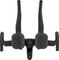 Ensemble Potence-Guidon en Carbone Aero avec Prolongateurs - UD matte black/40 cm, 90 mm