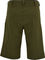 Pantalones cortos Trail Flow con pantalón interior - fir green/M