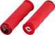 ODI Poignées F-1 Series Dread Lock Lock-On 2.1 - rouge/130 mm