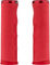 ODI Poignées F-1 Series Dread Lock Lock-On 2.1 - rouge/130 mm