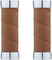 Brooks Slender Leather Grips for Twist Shifters on Both Sides - 2023 Model - dark tan/100 mm / 100 mm
