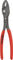 Knipex Alicates de agarre frontal TwinGrip - rojo/200 mm