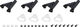 Stay Set for Bluemels Style w/ ESC V Adapters - black/46 mm