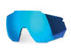 100% Lente de repuesto Hiper para gafas deportivas Racetrap 3.0 - hiper blue multilayer mirror/universal