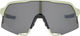 100% S3 Smoke Sports Glasses - soft tact glow/smoke