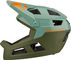 SingleTrack Full Face Helm - olive green/55 - 59 cm