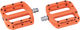 Burgtec Pedales de plataforma MK4 Composite - iron bro orange/universal