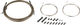 Jagwire Set de Câble de Vitesses 2X Sport - carbon-silver