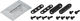 Prolongateur de Guidon Vuka Clip avec Extensions en Aluminium - black/EVO 110 mm High