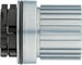 Cuerpo de rueda libre para Drivo / Kura / Turno / Direto / Suito - plata/Shimano Micro Spline