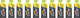 Powerbar PowerGel Original - 10 pièces - green apple - caffeine