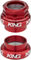 Chris King Juego de dirección roscado GripNut Bold EC34/28,6 - EC34/30 - red/EC34/28,6 - EC34/30