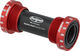 Stainless Steel MTB Bottom Bracket - red/BSA 68/73