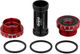 Stainless Steel MTB Bottom Bracket - red/BSA 68/73