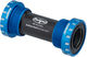 Hope Eje de pedalier de acero inoxidable MTB - azul/BSA 68/73