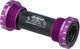 Hope Eje de pedalier de acero inoxidable MTB - purple/BSA 83