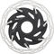 Disque de Frein Centerline Rounded XR Center Lock 2 parties - black-silver/160 mm