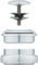 InSet i8 ZS44/28,6 - EC44/33 GripLock Steuersatz - silver/ZS44/28,6 - EC44/33