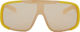 POC Lunettes de Sport Aspire Mid - aventurine yellow translucent/brown-silver mirror