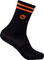 Bike Socken 8" - black-orange/41-43