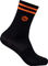 8" Bike Socks - black-orange/41-43