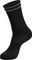 8" Bike Socks - black-grey/41-43