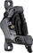 Étrier de frein XT BR-M8120 avec Plaquettes en Résine - noir/avant /arrière post mount 6"