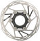 Paceline Rounded Center Lock Brake Rotor - black-silver/140 mm