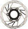 Paceline Rounded Center Lock Brake Rotor - black-silver/140 mm