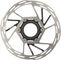 Paceline Rounded Center Lock Brake Rotor - black-silver/160 mm