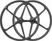 Black Inc Juego de ruedas Five Disc Center Lock Carbon 28" - black/28" set (RD 12x100 + RT 12x142) Shimano