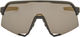 100% S3 Mirror Sports Glasses - soft tact black/soft gold mirror