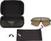 100% S3 Mirror Sports Glasses - soft tact black/soft gold mirror