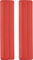 ESI Puños de manillar Ribbed Chunky Silikon - red/130 mm
