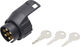 Almada Work-E VC-C07 Bike Rack for Trailer Hitches - black-silver/universal