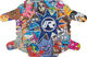 num:br Race Number Holder - stickerbomb/universal
