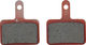 Tektro Pastillas de frenos A11TS para Auriga / Gemini SL / Dorado - universal/metal sinterizado