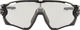 Jawbreaker Brille - polished black/photochromatic Gläser
