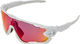 Jawbreaker Brille - polished white/prizm road refresh