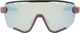uvex sportstyle 236 S Set Sportbrille - plum-black mat/mirror silver