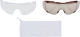 Devour Sports Glasses - himalayan salt translucent/brown-silver mirror
