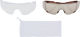 POC Lunettes de Sport Devour - himalayan salt translucent/brown-silver mirror