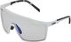 uvex mtn perform V Sportbrille - white matt/litemirror blue