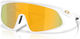 Oakley Lunettes de Sport RSLV 141 - matte white | prizm 24k