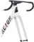 OSTRO Gravel V.A.M. Disc Carbon Rahmenkit - white grunge/54 cm