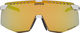 uvex Lunettes de Sport pace stage CV - white matt/yummy yellow