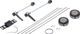 bc basic Race Shimano 105 DT Swiss R 460 28" Wheelset - black | 28" set (front 9x100 Dynamo + rear 10x130) Shimano
