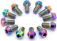 77designz Vis de fixation en titane pour disques de frein - oilslick | 10 mm